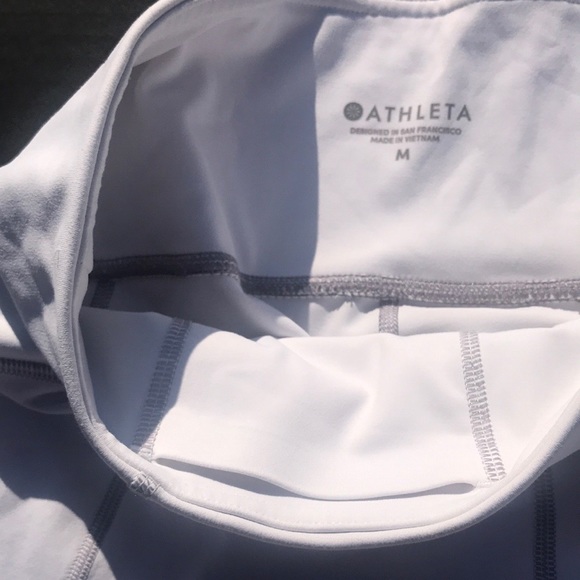 Athleta White & Tan Capri/Crop Leggings - Picture 7 of 13